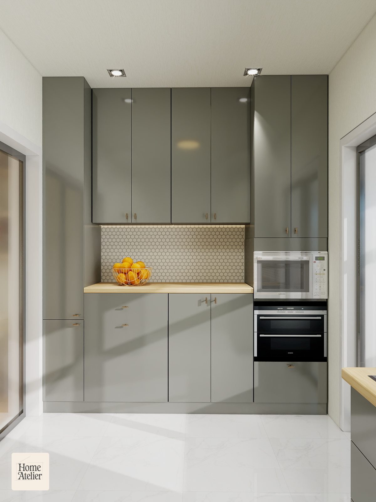 Bucatarie functionala proiectata ergonomic